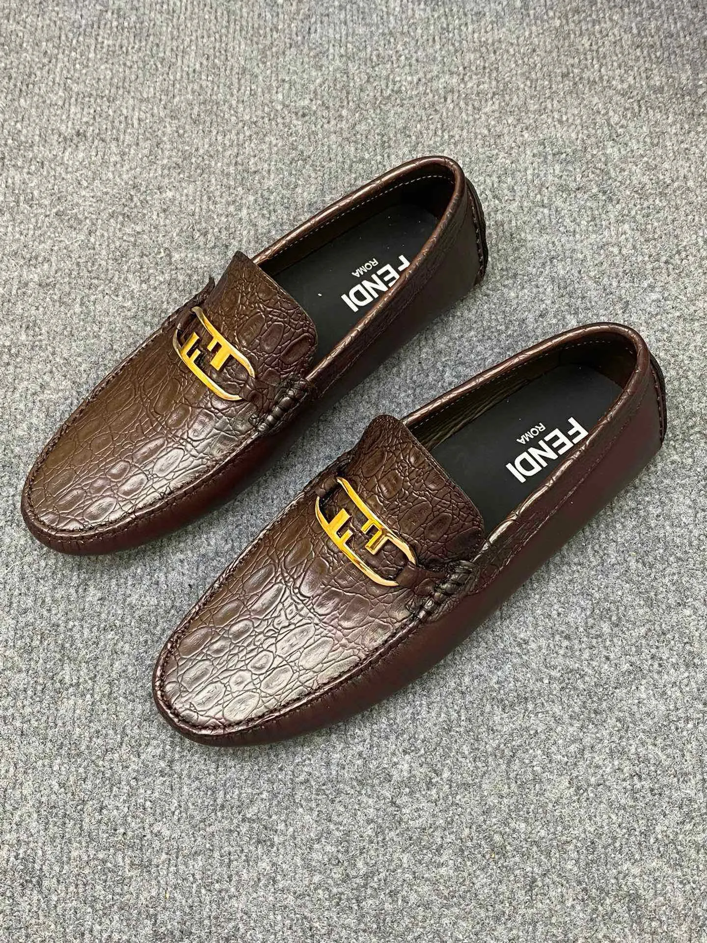 Men's Men's Shoes Men's Men's Shoes 💰700FENDI Fendi Men's Shoes are breathable and comfortable. Original development. Counters copy one to one. Imported cowhide. Niuri. 38 to 44. (can be ordered at 45.46. No returns or exchanges)